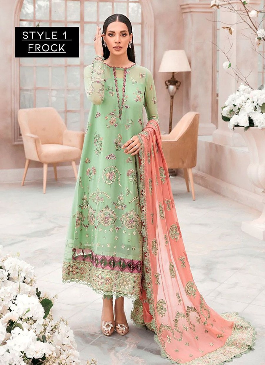 Salwar Kameez Xenia | Cyra Embroidered Pakistani Salwar Kameez/ Palazzo Suit