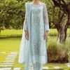 Salwar Kameez Meeral | Sky Blue Embroidered Pakistani Salwar Kameez