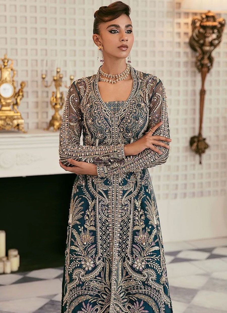 Salwar Kameez Mysie | Saeera Embroidered Pakistani Palazzo Suit