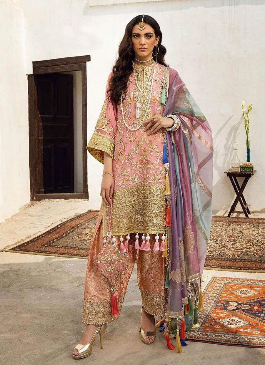 Salwar Kameez Anaya | Deniz Embroidered Pakistani Palazzo Suit