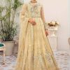 Salwar Kameez Akbar Aslam | Citrine Embroidered Pakistani Anarkali