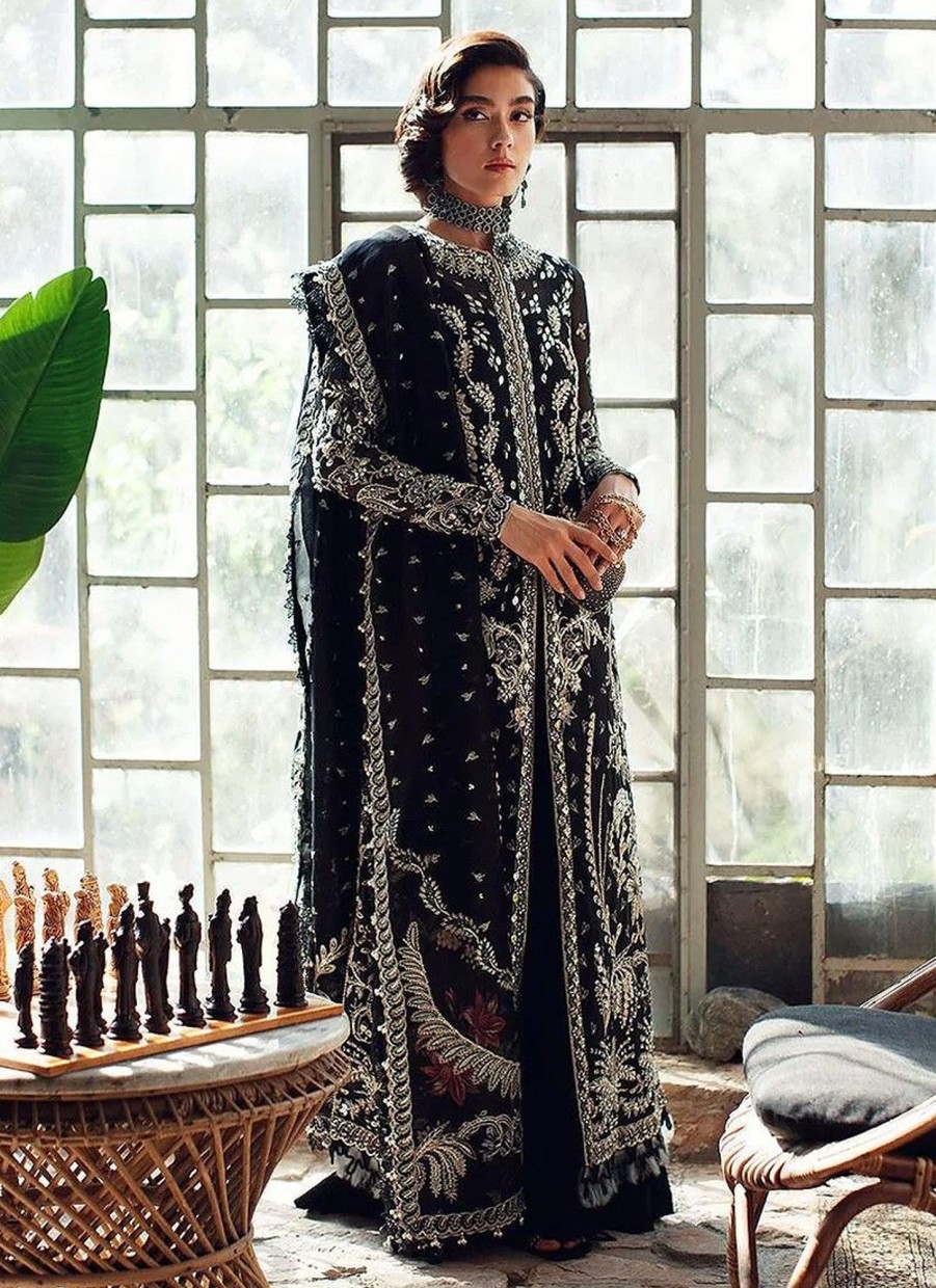 Salwar Kameez Suffuse | Vida Embroidered Pakistani Palazzo Suit