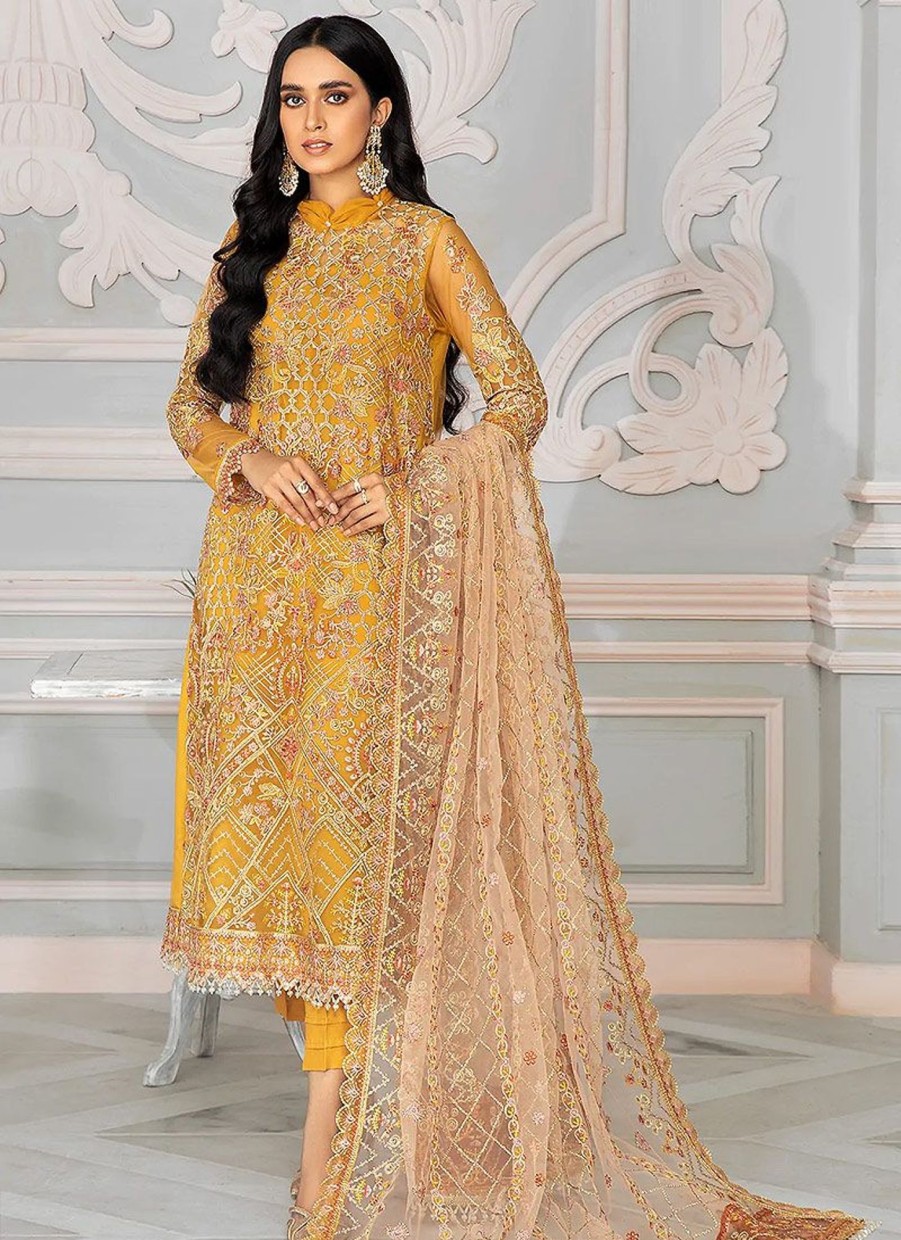 Salwar Kameez Zarif | Goldier Embroidered Pakistani Salwar Kameez