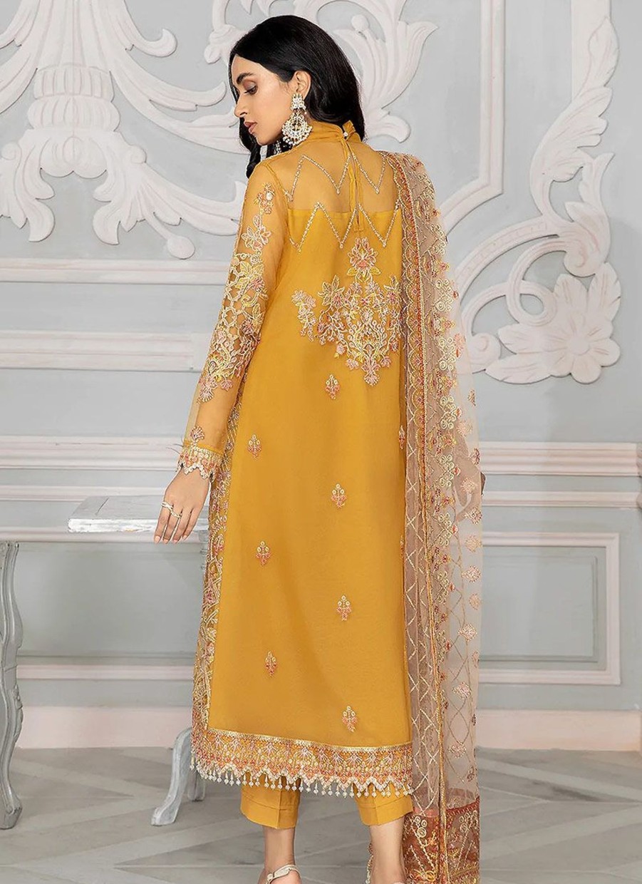 Salwar Kameez Zarif | Goldier Embroidered Pakistani Salwar Kameez