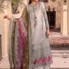 Salwar Kameez Maria.B | Silver Embroidered Pakistani Palazzo Suit