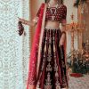 Lehengas Saadia Asad | Banafsheh Embroidered Pakistani Lehenga