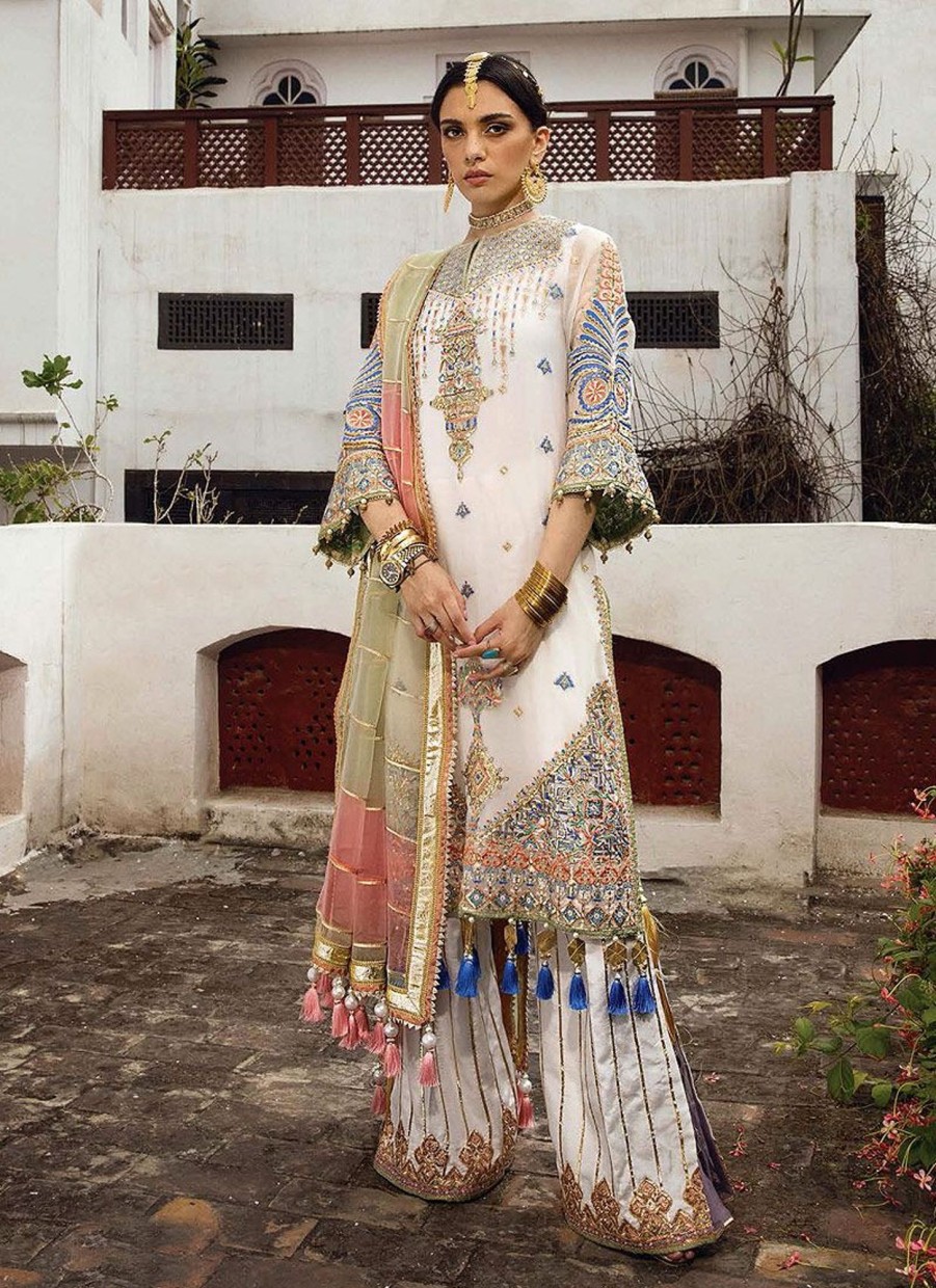 Salwar Kameez Anaya | Miray Embroidered Pakistani Palazzo Suit