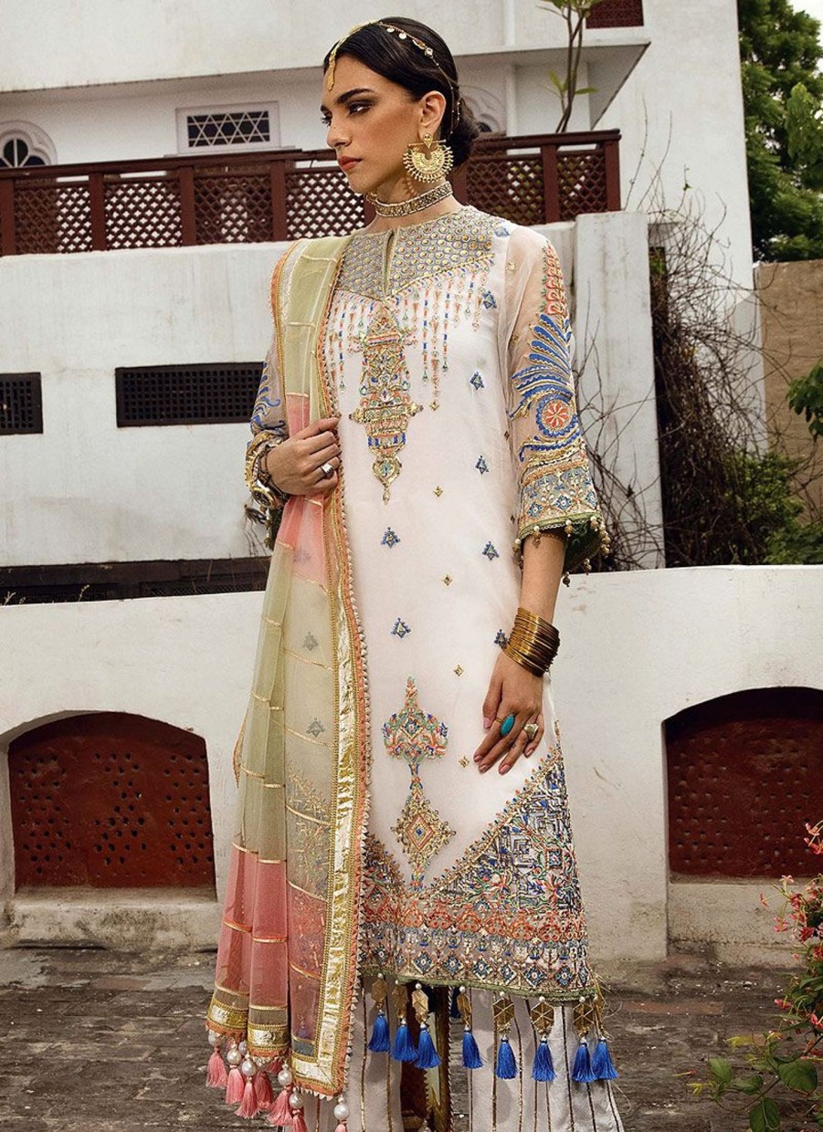 Salwar Kameez Anaya | Miray Embroidered Pakistani Palazzo Suit