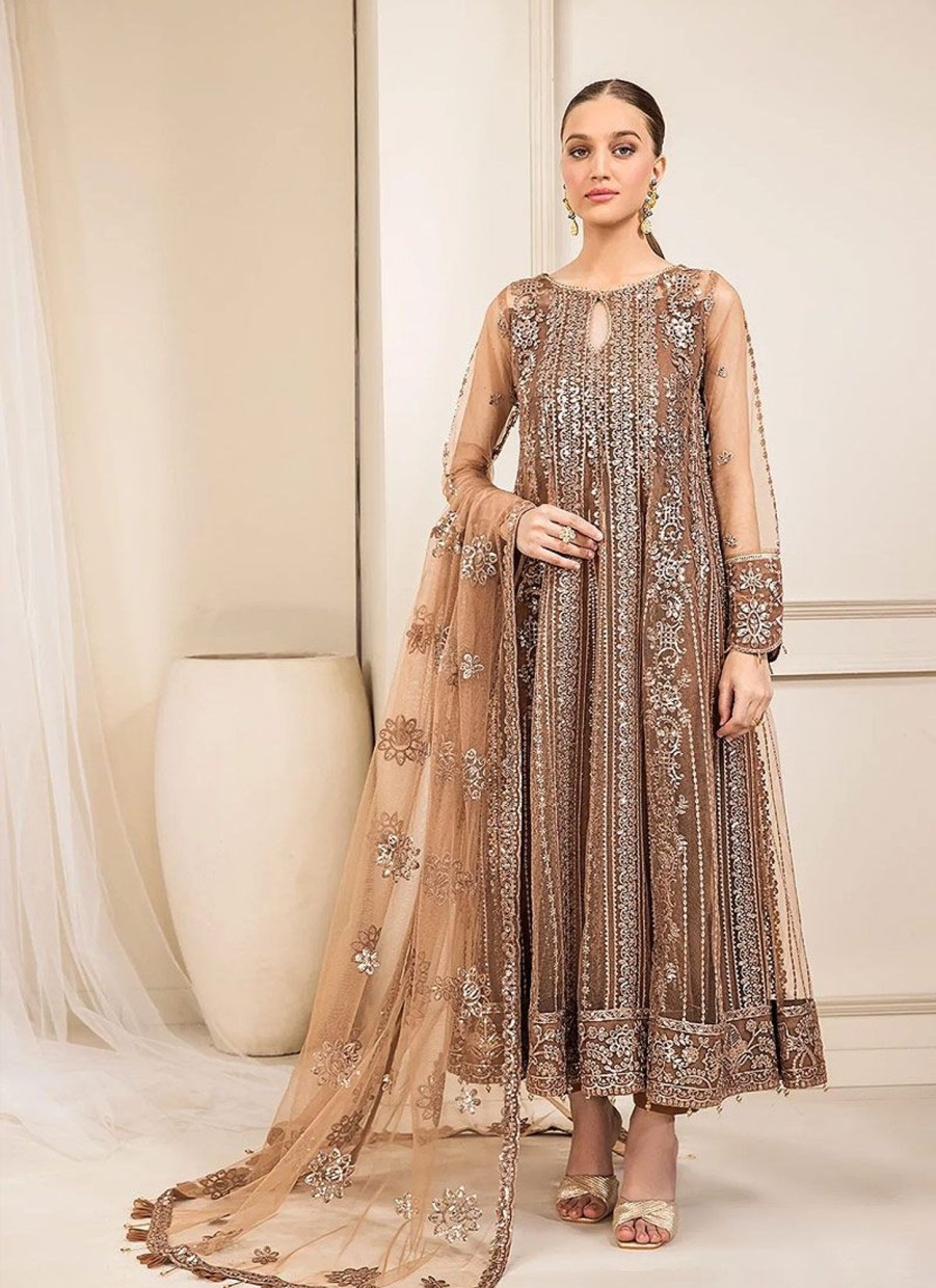 Salwar Kameez Farasha | Whisper Embroidered Pakistani Anarkali