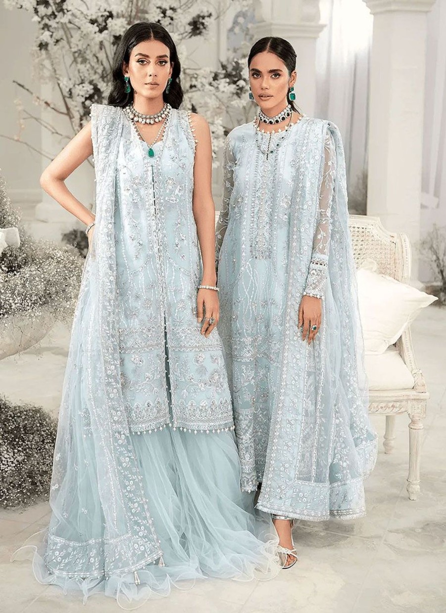 Salwar Kameez Aik | Festive Collection Embroidered Pakistani Palazzo Suit/ Salwar Kameez