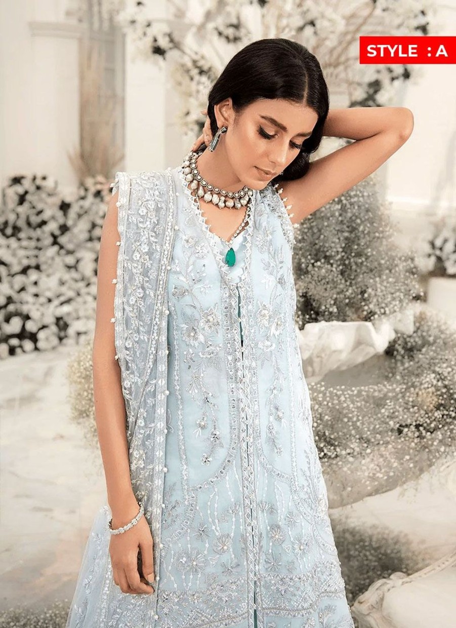 Salwar Kameez Aik | Festive Collection Embroidered Pakistani Palazzo Suit/ Salwar Kameez