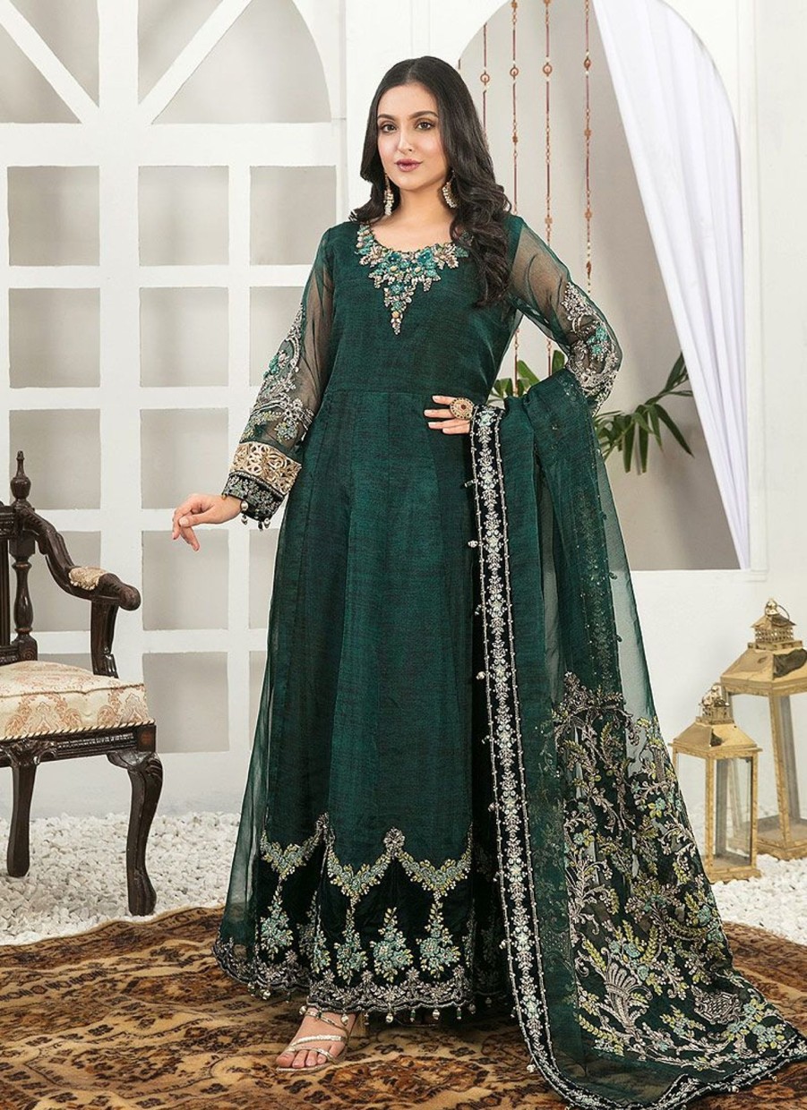 Salwar Kameez Tawakkal | Lydia Embroidered Pakistani Anarkali