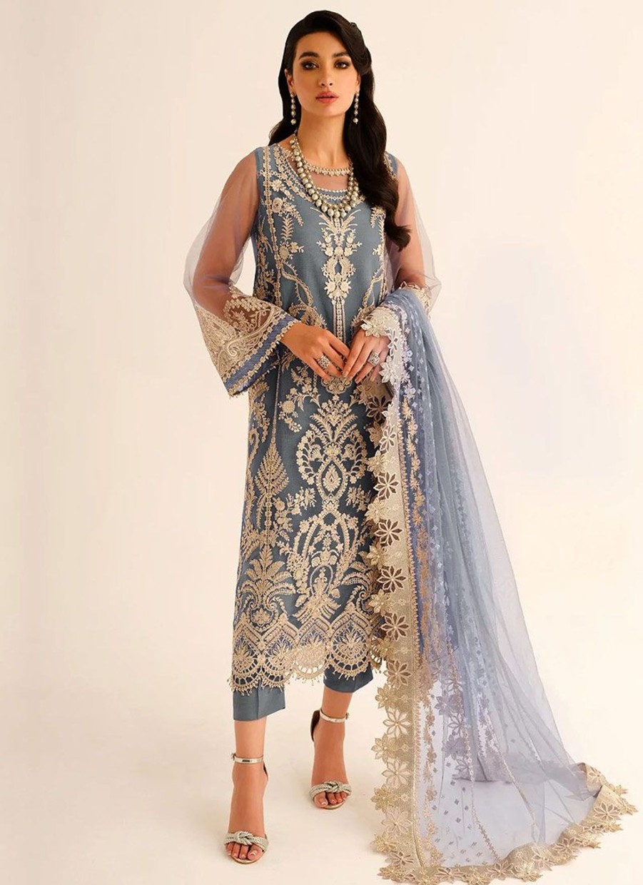 Salwar Kameez Baroque | Unstitched Collection Embroidered Pakistani Salwar Kameez