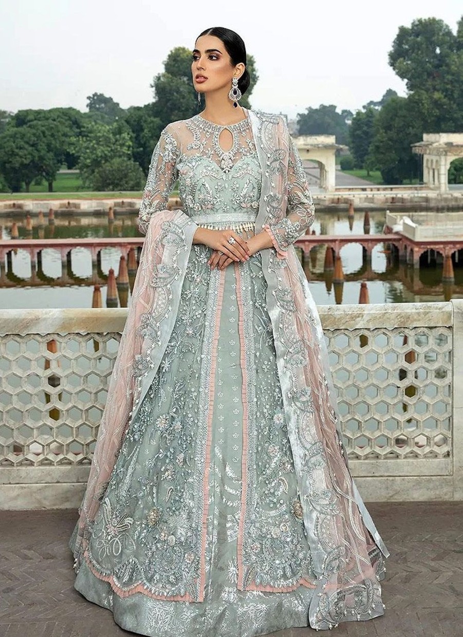 Lehengas AJR Couture | Raqs Embroidered Pakistani Lehenga