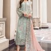 Salwar Kameez Maria.B | Mint Green Embroidered Pakistani Salwar Kameez