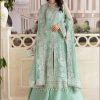 Salwar Kameez Alizeh | Cornflower Embroidered Pakistani Palazzo Suit