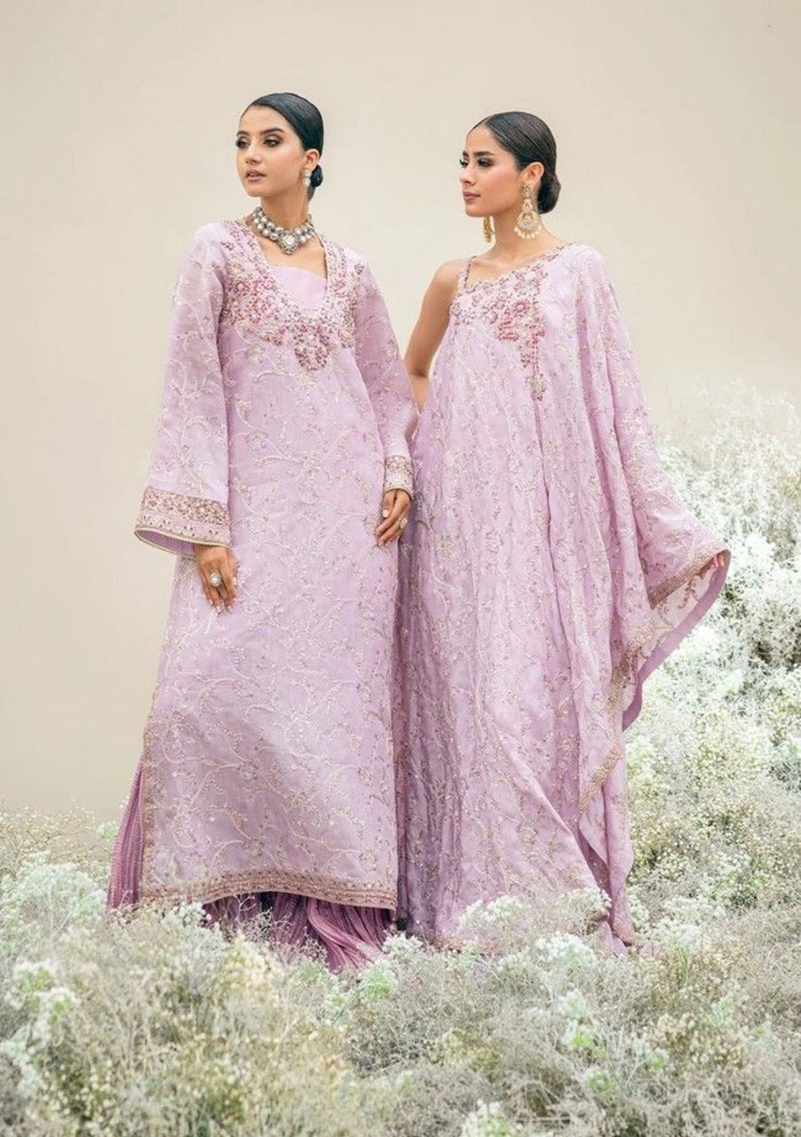 Salwar Kameez Aik | Wedding Festive Embroidered Pakistani Palazzo Suit/ Gown