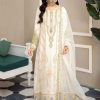 Salwar Kameez Maria.B | Ivory Embroidered Pakistani Salwar Kameez