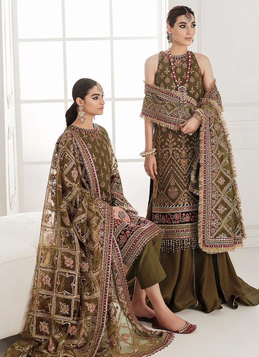 Salwar Kameez Baroque | Chantelle Embroidered Pakistani Salwar Kameez/ Palazzo Suit