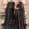 Salwar Kameez Zarif | Black Affair Embroidered Pakistani Anarkali/ Saree