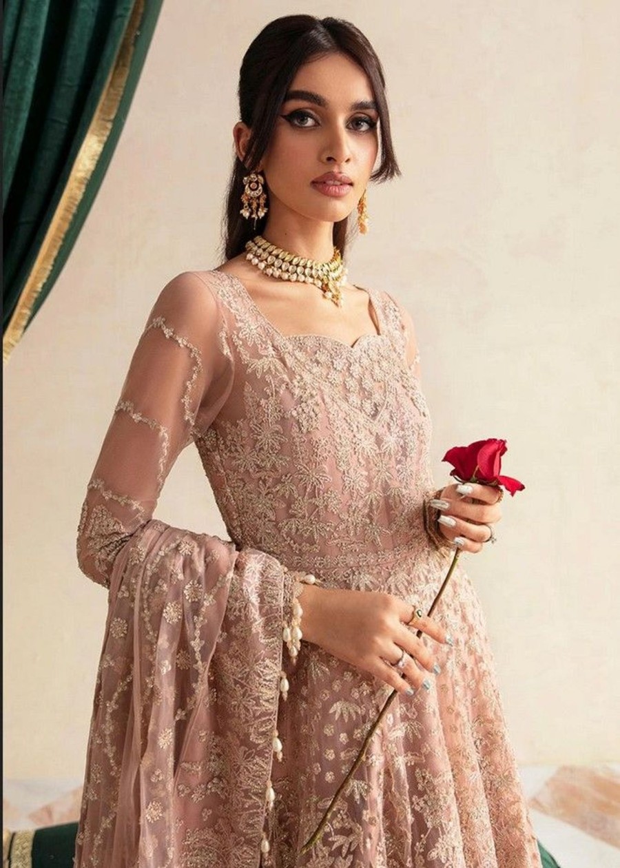 Salwar Kameez Alizeh | Chenille Embroidered Pakistani Anarkali Suit