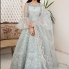 Lehengas Meeral | Light Blue Periwinkle Embroidered Pakistani Lehenga