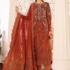 Salwar Kameez Maria.B | Burnt Orange And Rust Embroidered Pakistani Salwar Kameez