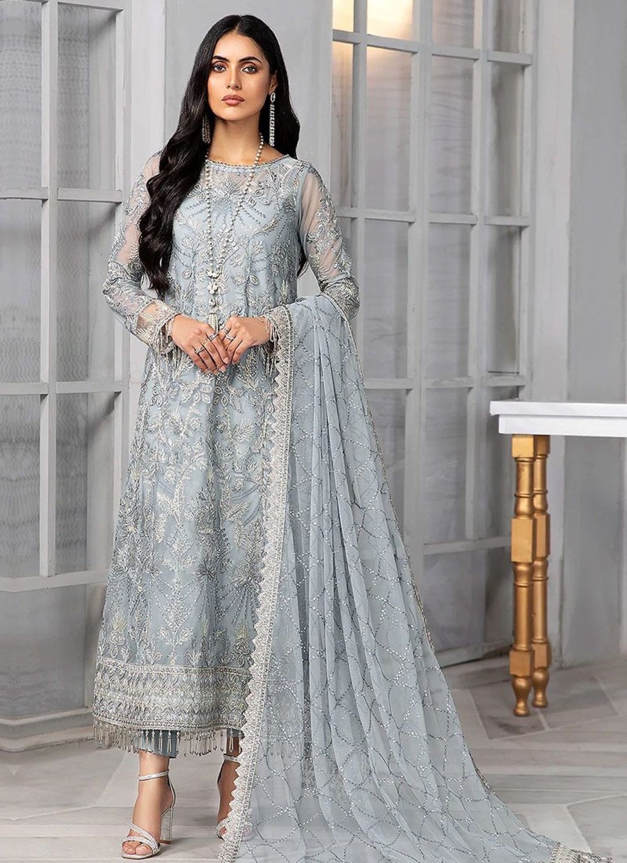 Salwar Kameez Zarif | Skyler Embroidered Pakistani Salwar Kameez