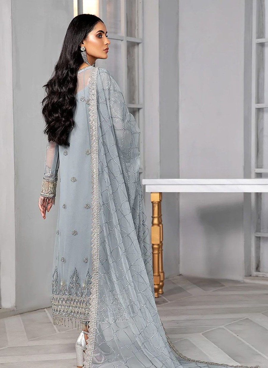 Salwar Kameez Zarif | Skyler Embroidered Pakistani Salwar Kameez