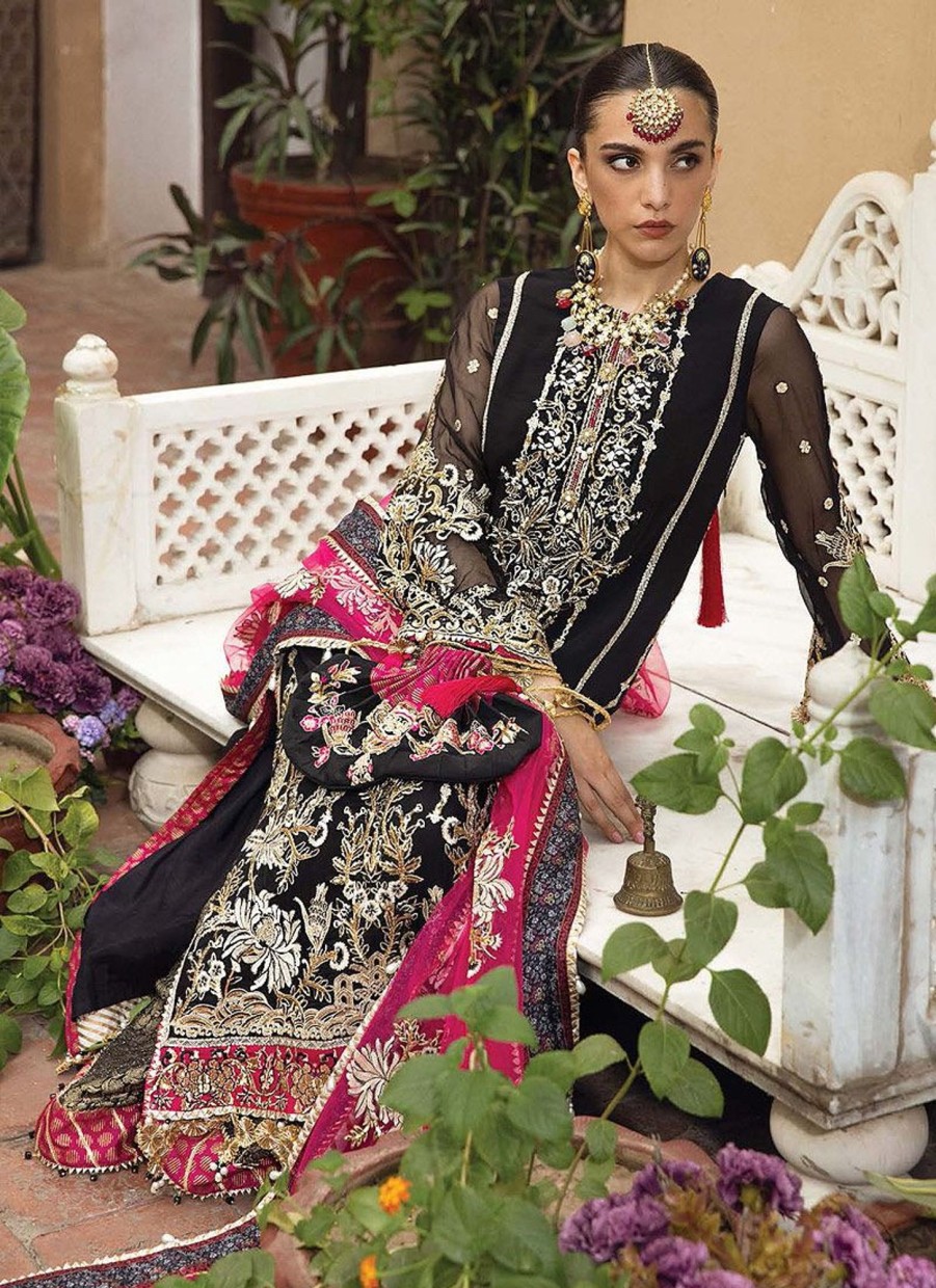 Salwar Kameez Anaya | Aylin Embroidered Pakistani Palazzo Suit