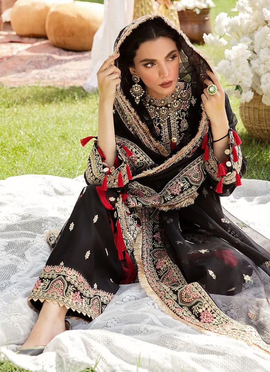 Salwar Kameez Afrozeh | Bakhoor Embroidered Pakistani Salwar Kameez