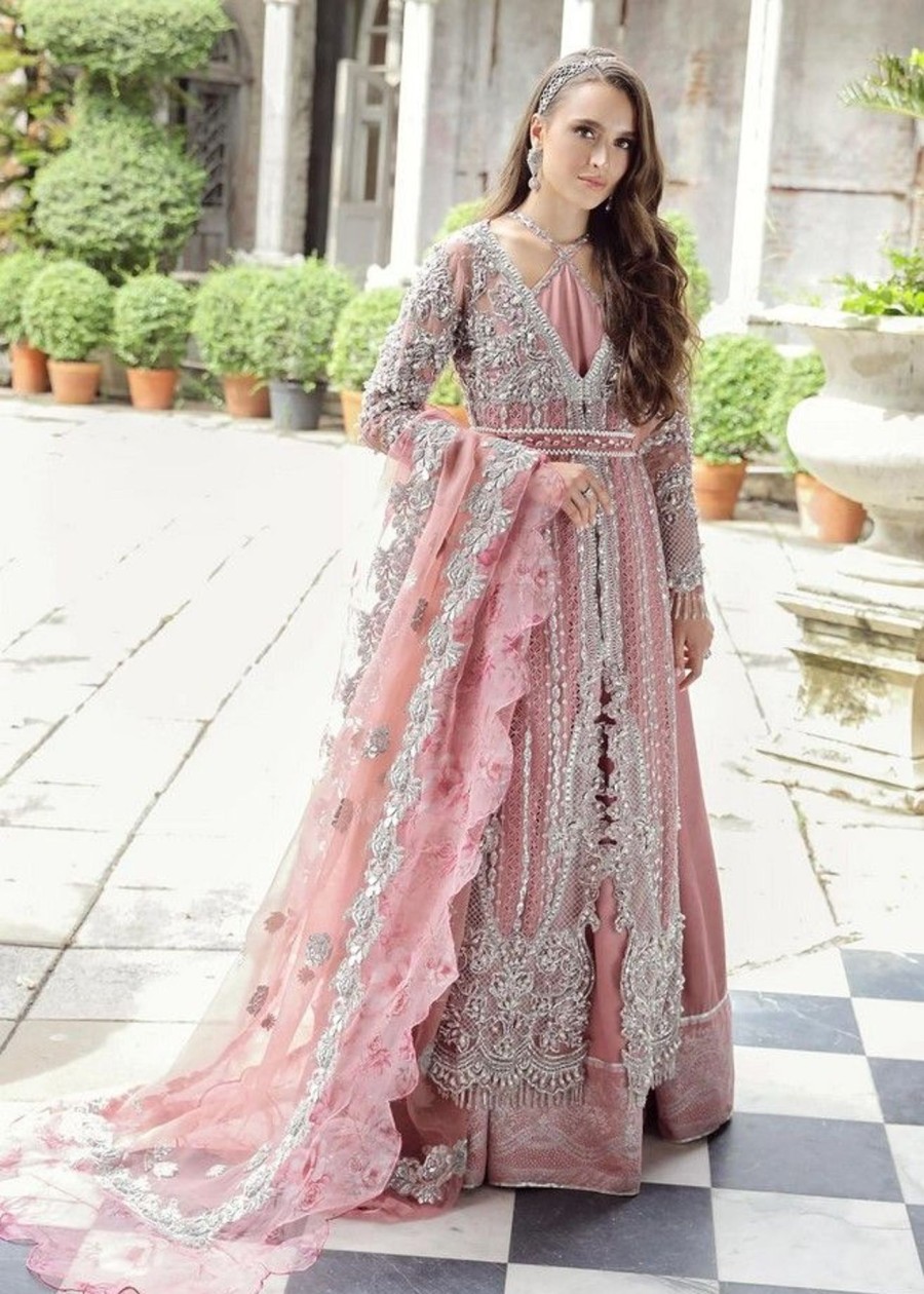 Salwar Kameez Maryam Hussain | Freye Embroidered Pakistani Palazzo Suit