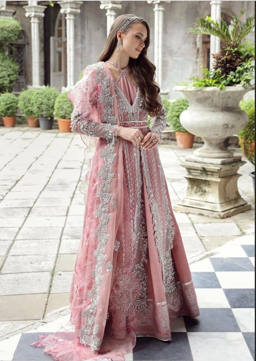 Salwar Kameez Maryam Hussain | Freye Embroidered Pakistani Palazzo Suit