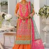 Salwar Kameez Maryum N Maria | Diffuse Embroidered Pakistani Palazzo Suit