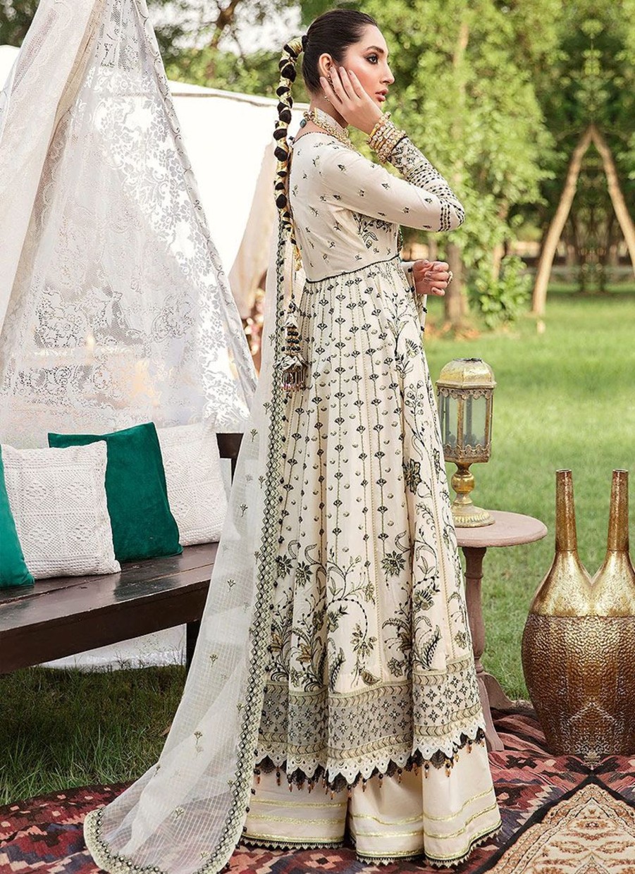 Salwar Kameez Afrozeh | Lur Embroidered Pakistani Palazzo Suit