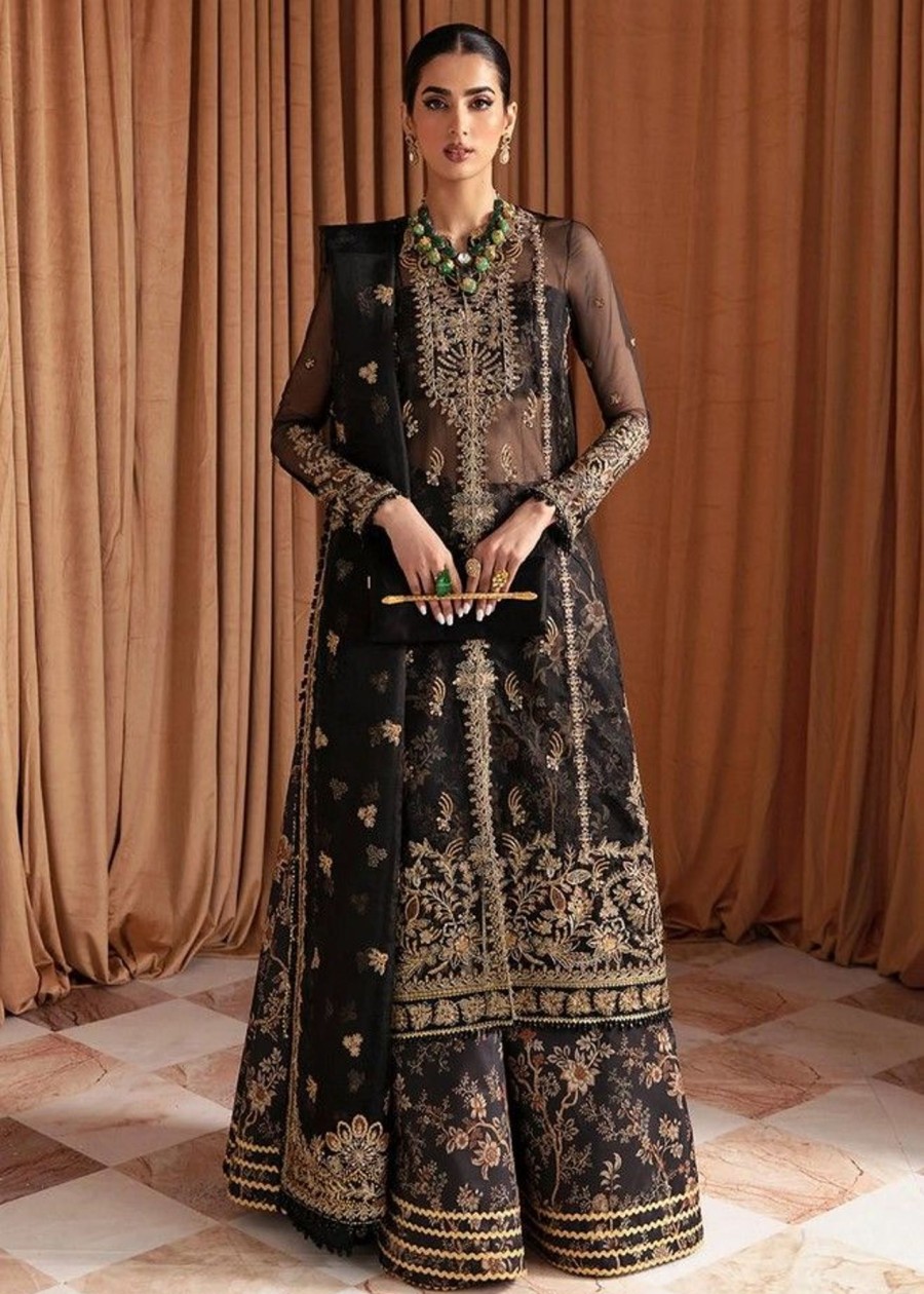 Salwar Kameez Alizeh | Dusk Embroidered Pakistani Palazzo Suit