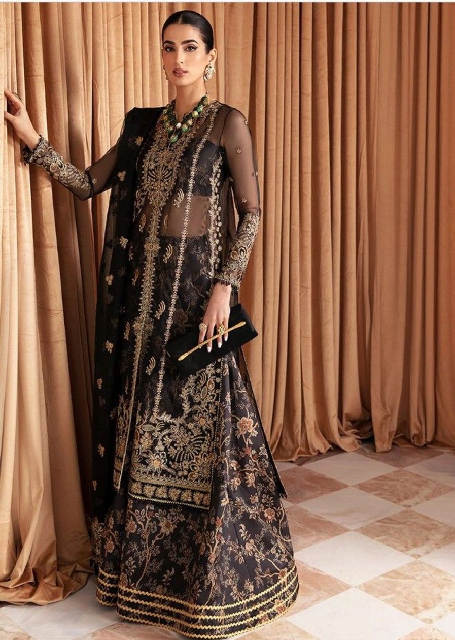 Salwar Kameez Alizeh | Dusk Embroidered Pakistani Palazzo Suit