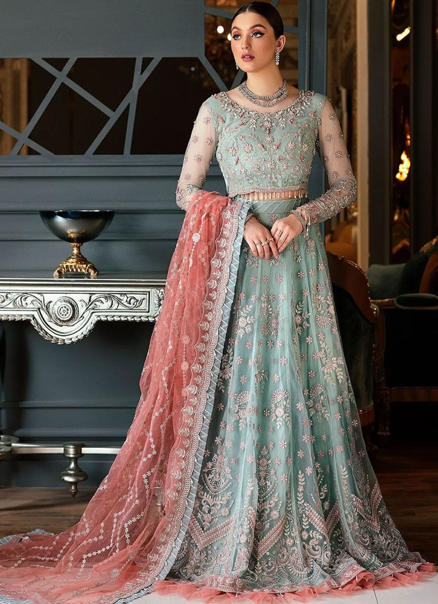 Lehengas Emaan Adeel | Mirha Wedding Edition Embroidered Pakistani Lehenga