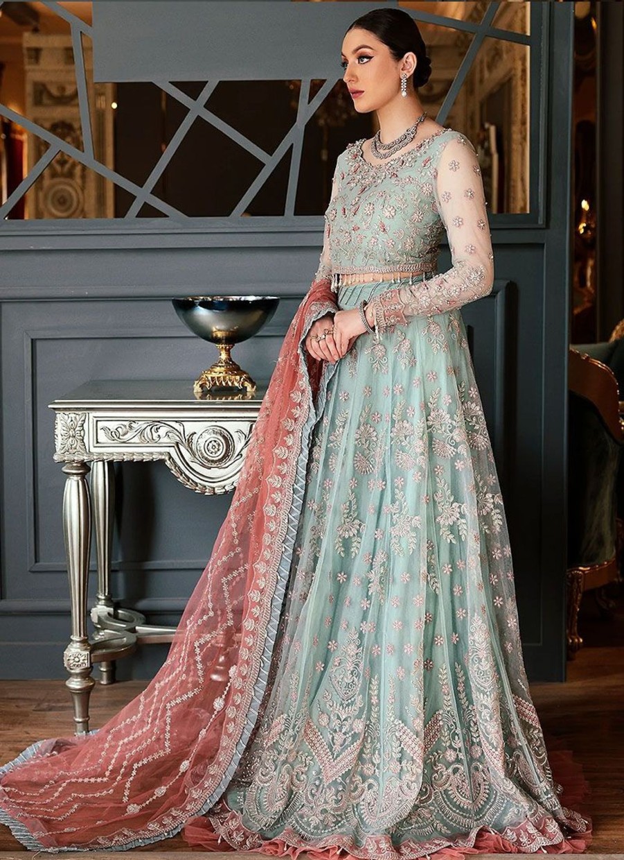 Lehengas Emaan Adeel | Mirha Wedding Edition Embroidered Pakistani Lehenga