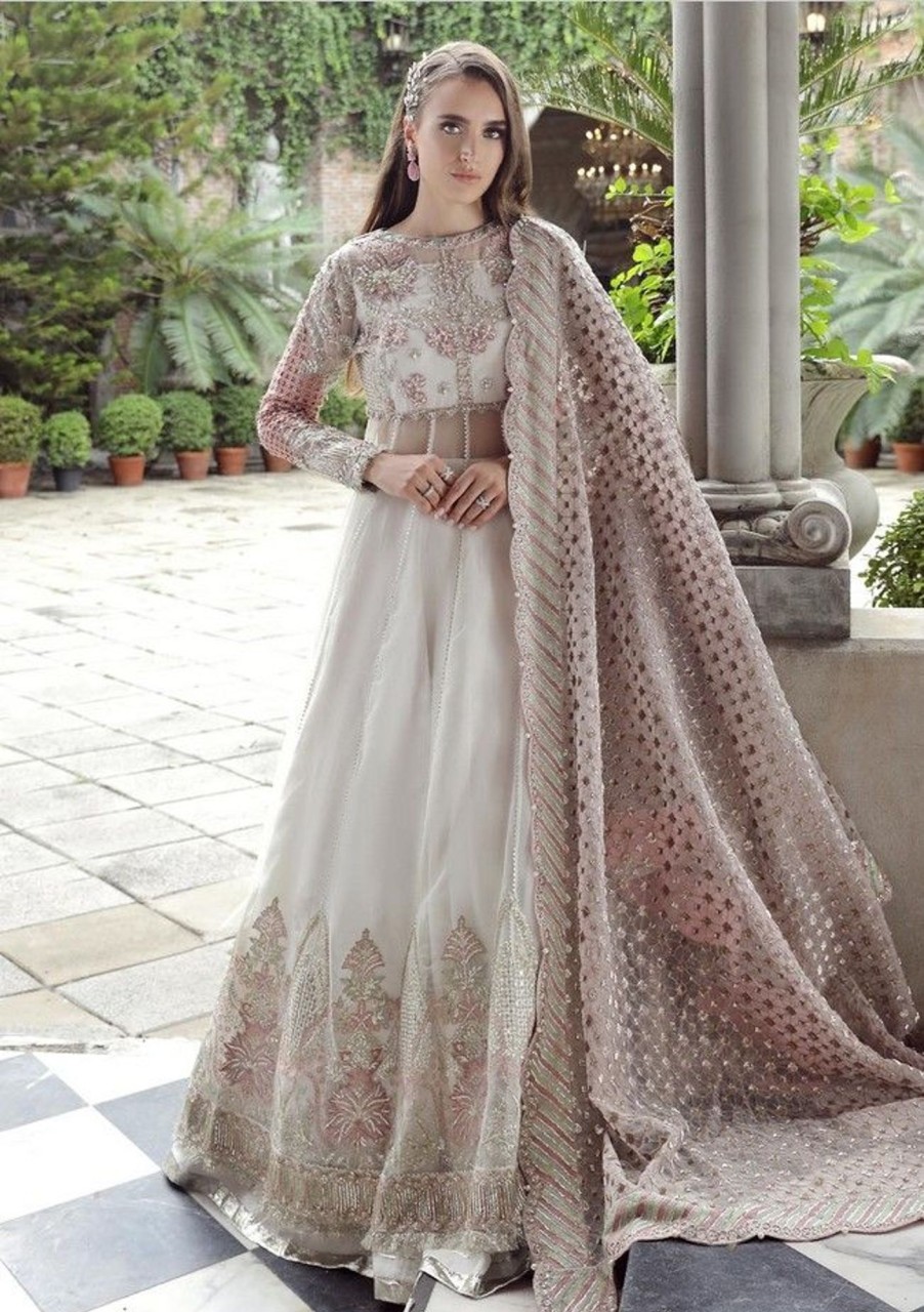 Lehengas Maryam Hussain | Laleh Embroidered Pakistani Lehenga