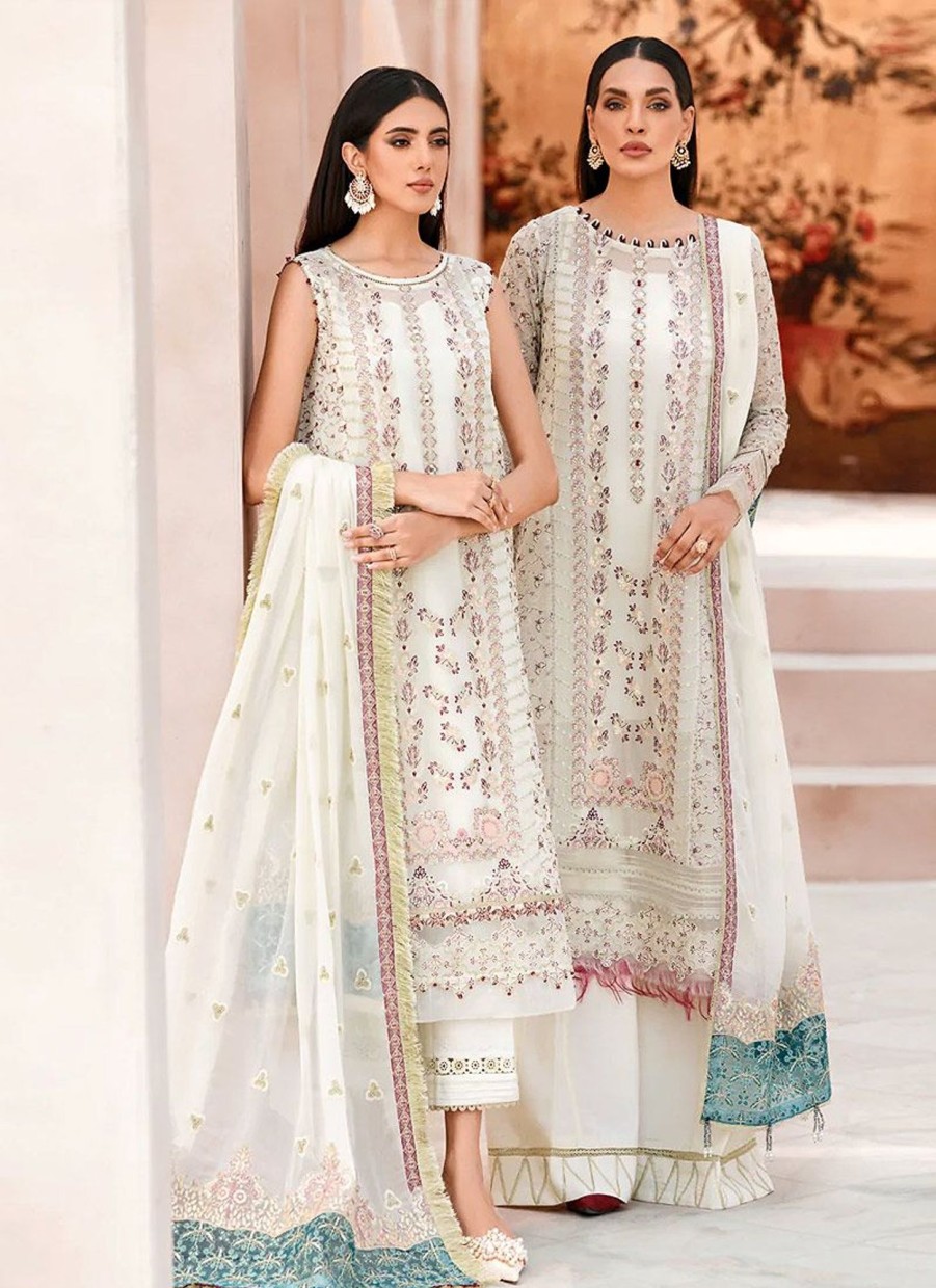 Salwar Kameez Xenia | Berina Embroidered Pakistani Salwar Kameez/ Palazzo Suit