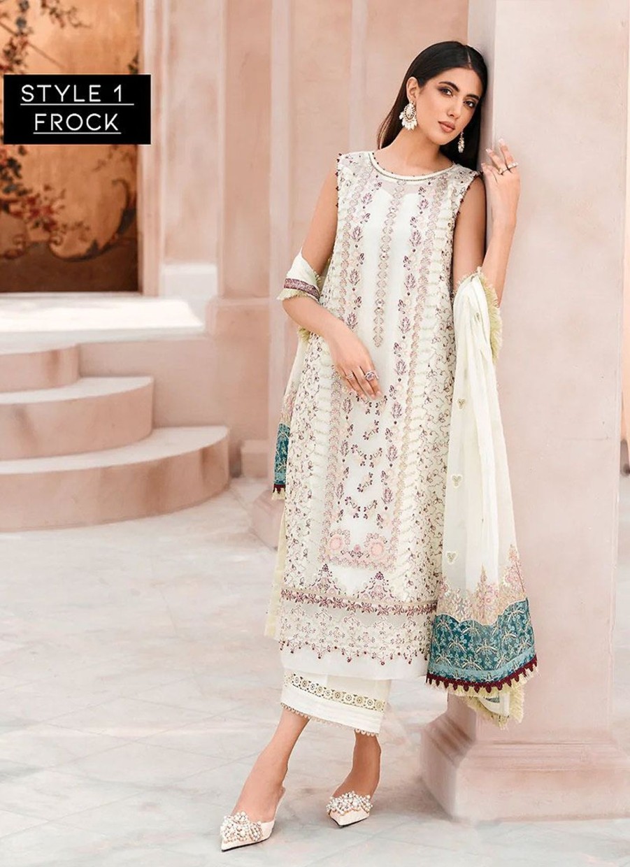 Salwar Kameez Xenia | Berina Embroidered Pakistani Salwar Kameez/ Palazzo Suit