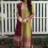 Salwar Kameez Qalamkar | Myla Embroidered Pakistani Salwar Kameez