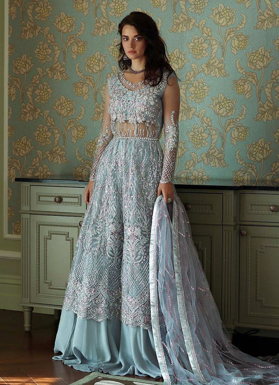 Lehengas Mushq | Nora Embroidered Pakistani Lehenga