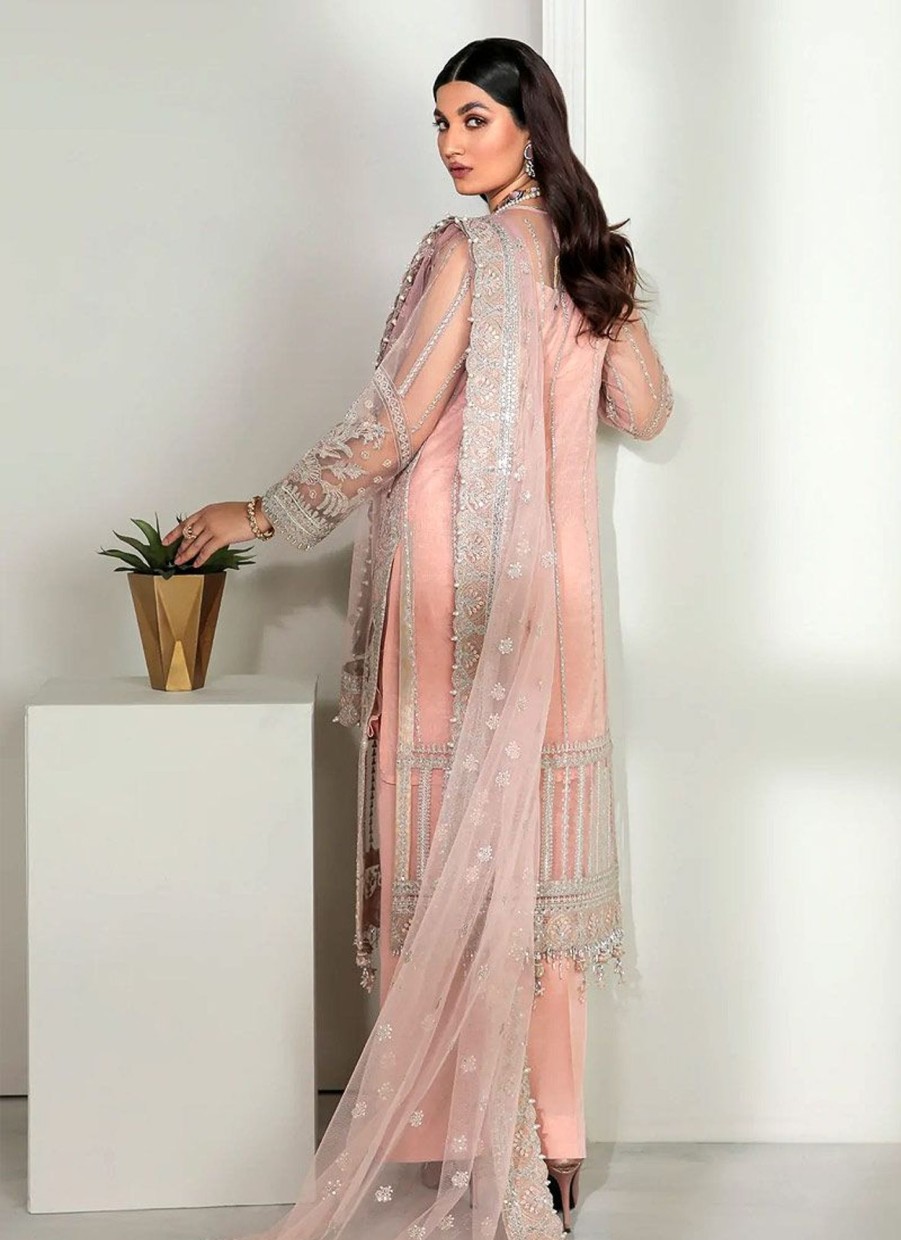 Salwar Kameez Baroque | Unstitched Collection Embroidered Pakistani Palazzo Suit