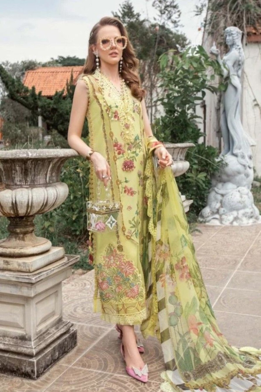 Salwar Kameez Maria.B | M Prints Lawn Embroidered Pakistani Salwar Kameez