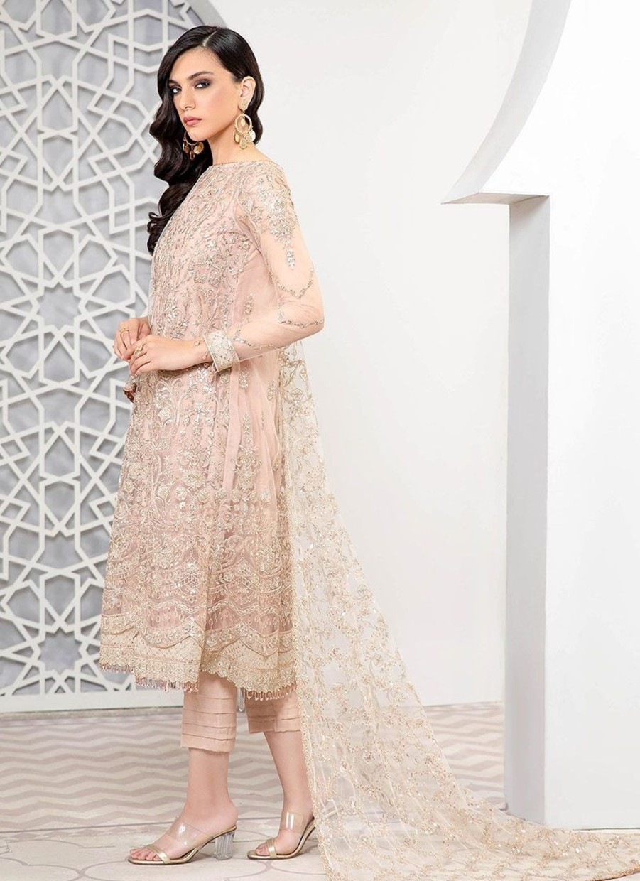 Salwar Kameez Zarif | Flamingo Embroidered Pakistani Salwar Kameez