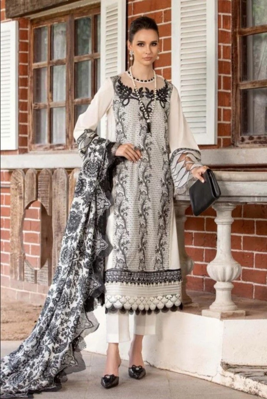 Salwar Kameez Maria.B | M Prints Lawn Embroidered Pakistani Salwar Kameez