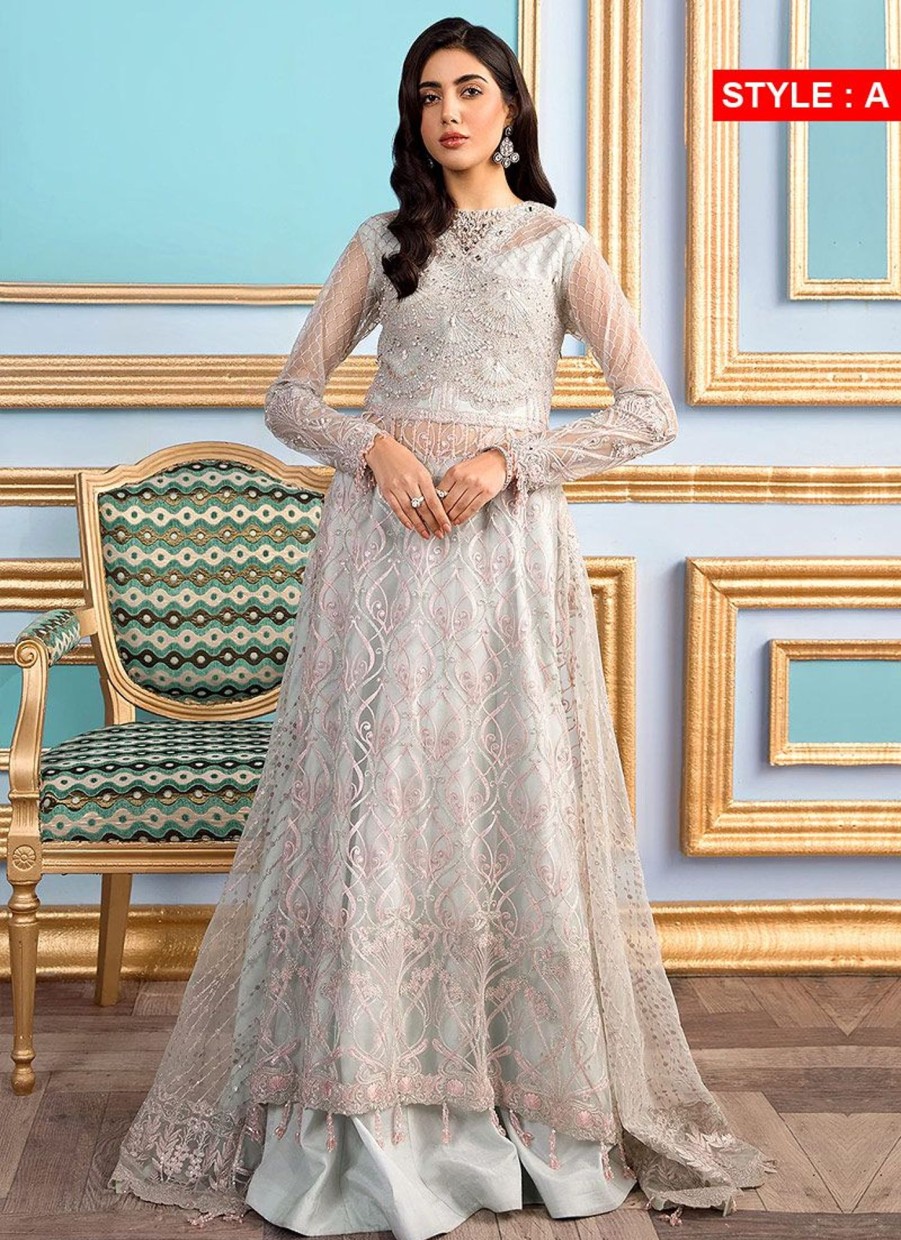 Lehengas Reign | Le Tresor – Fiona Embroidered Pakistani Lehenga/ Palazzo Suit