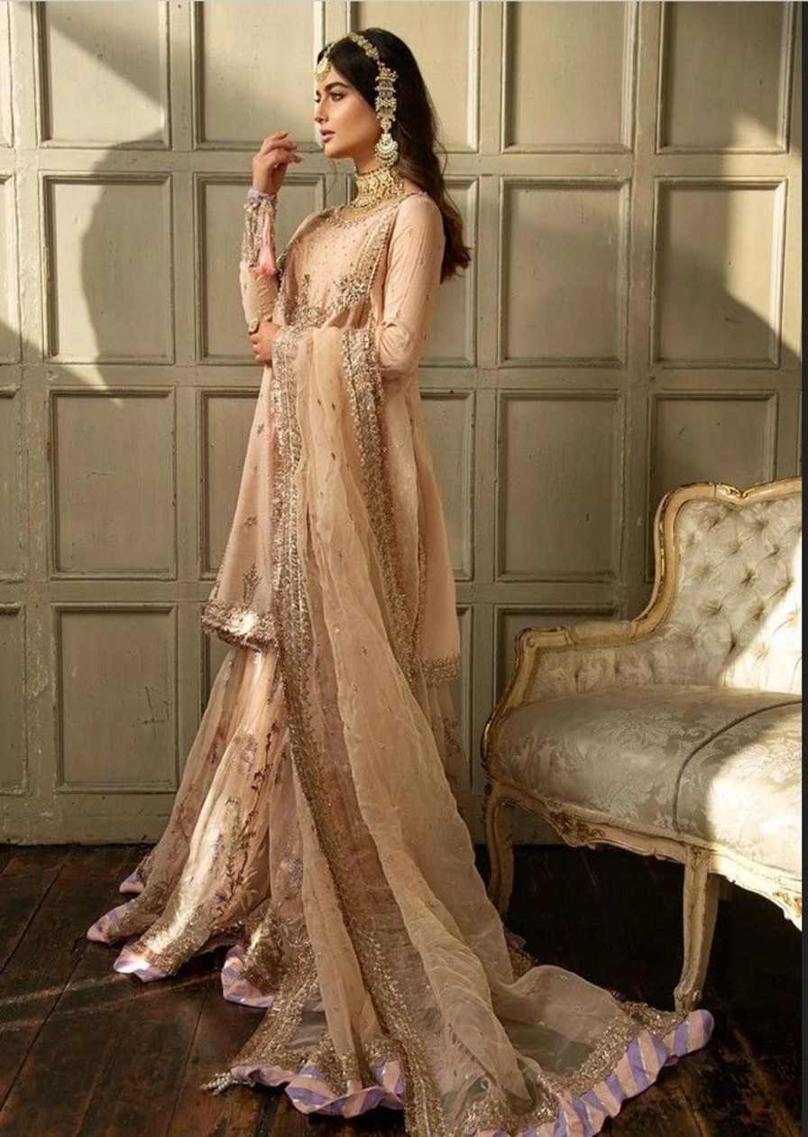 Salwar Kameez Sobia Nazir | Nuur Festive Embroidered Pakistani Gharara Suit